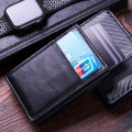 Pikkukuva 8 / 11: Multi-Slot Miesten kukkaro Ohut case organizer RFID-lukitus Apricot