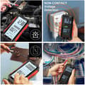 Miniatyrbillede 2 af 9: Digitalt multimeter voltmeter Type C genopladeligt til værkstedsreparation