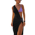 Miniatyrbillede 7 af 11: Womens Swimsuit Beach-Cover Up Sleeveless Cover Ups for Swimwear Bathing Suit White S