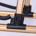 Miniatyrbilde 4 av 11: Bærbar stativ gitarstativ holder instrument for akustisk elektrisk bass Silver