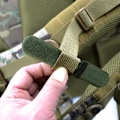 Miniatyrbilde 4 av 10: Selvklebende kabelstropper Kabelbånd Justerbare kabelstropper Armygreen 120mm