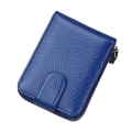 Pikkukuva 1 / 11: Muodikas käyntikorttikotelo, joka estää pankin luottokorttien tunnus case vetoketjullinen laukku Lompakon organizer naisille miehille RFID Royal Blue