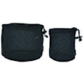 Miniatyrbillede 10 af 11: Nylon Net Drawstring Taske Udendørs Camping Bestik Organizers Opbevaringspose Large and Small