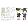 Miniatyrbilde 2 av 5: Metallstans Graduation Embossing Stencil Stanzformen Kartenherstellung Scrapbook