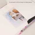 Miniatyrbillede 10 af 11: Indbundet Akvarel Skitsebog Indbundet Akvarelbog 24 ark Kunstnerpapir til kunstner Voksne studerende Maleri null -  light green