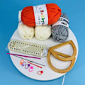 Miniatyrbillede 5 af 11: DIY håndlavet taske Retro stil håndtaske syning med syværktøj PU læder bund Hæklet håndtag Tasker Fremstilling af håndværkstilbehør Style 1