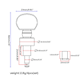 Miniatyrbilde 5 av 11: 2 stk Banjo Tuning Banjo Maskinhode Tuning Tuner Peg Banjo Reservedeler