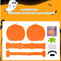 Pikkukuva 6 / 11: Halloween karkkilaukku käsintehty laukku DIY askartelukäsilaukku kuitukangas karkkipussi C