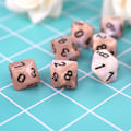 Miniatyrbillede 7 af 11: 10 stk./sæt 10-sidet D10 polyhedral terninger numre urskiver desktop bordspil 4