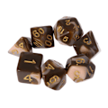 Miniatyrbilde 1 av 6: 7 stk/sett Sided Dice D4 D6 D8 D10 D12 D20 For RPG Poly Game