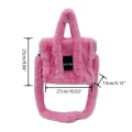 Pikkukuva 3 / 11: Naisten Laukut Syksy Talvi Olkalaukku Pehmo Messenger Bag Top Handle käsilaukku Purple