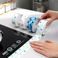 Miniatyrbillede 2 af 11: Klar selvklæbende fugebånd Køkken fugeforsegling Tape fuge tape til køkkenbordplader Håndvask Badeværelse Toilet null - C
