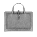 Miniatyrbillede 1 af 11: Håndholdt File Folder Opbevaringstaske Læder File Folder Laptop Sleeve Dokumenttaske null - 2