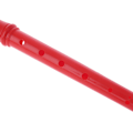 Miniatyrbilde 6 av 11: Plastisk instrument musikalsk sopran blokkfløyte lang fløyte 8 hull Red