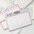 Miniatyrbillede 5 af 11: To Do List Planner Notesbog 50 udaterede ark Akademisk planlægger for studerende null - B