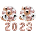 Pikkukuva 5 / 11: 2023 valmistujaispallon ripustusbannerisarja juhlataustan koristelu Set 6