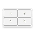Miniatyrbillede 7 af 11: 4-vejs Scene Controller-knap til ZigBee Scene-vægafbrydere til Tuya Home