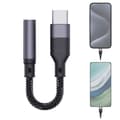 Miniatyrbilde 2 av 10: USB Type C til 3,5 mm Jack Hodetelefonadapter USB C 3,5 mm Lydkabelkonvertere