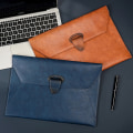 Miniatyrbilde 5 av 11: Håndholdt Arkivmappe Oppbevaringsveske Lær Arkivmappe Laptop Sleeve Dokumentveske null - 4
