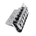 Miniatyrbild 3 av 9: 6 Strängar Gitarr Stall Sadel Stränghållare för Elektrisk Gitarr Tremolo Stall Silver