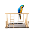 Pikkukuva 3 / 7: Parrot Playground Cage Puulelut Conure Parakeetille Play Rest Ladder Climbille