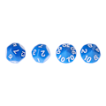 Miniatyrbild 3 av 10: 12 st/set flersidig polyhedral tärning D4 D6 D8 D10 D12 D20 D24 D30 D60 Dungeons Yellow