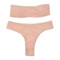 Miniatyrbild 1 av 11: Sexig bikini för kvinnor, axelbandslös bandeau push-up bh, baddräkt, badkläder Pink L