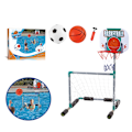 Miniatyrbillede 11 af 11: Flydende Basketballkurv Mål Poolside Vand Pool Basketball Fodbold Mål Net Style E