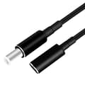 Miniatyrbillede 1 af 9: DC7.4x5.0mm Han til USB Type C PD Opladerkabel Strømkabel til USB C Enheder
