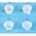 Miniatyrbillede 3 af 11: 3D uregelmæssig silikonestøbeform Epoxyharpiksstøbehåndværksmateriale Non-stick C