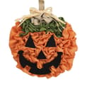 Gresskarkrans for inngangsdør Halloween-dekorasjoner for høstinnhøstdekor