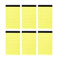 Miniatyrbillede 8 af 8: Mini notesblokke lomme notesbog, 6 stk 3x5 tommer lille skriveblok tomt foret papir