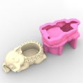 Miniatyrbilde 4 av 11: 3D elefantgips silikonformer Oppbevaringsboksform for å lage sukkulente planter Blomsterpotter Lysholder Oppbevaring av smykker