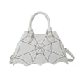 Miniatyrbild 9 av 11: Fladdermusformad handväska Unik Crossbody-väska Handväska PU-läder axelväskor Red