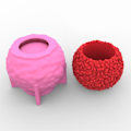 Miniatyrbillede 7 af 11: Urtepotte Silikoneform Beton Cement Urtepotteform Aromaterapi Gipsform Lyskop Epoxyharpiksform Boligindretning