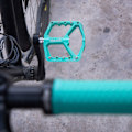 Miniatyrbild 6 av 10: Plattformspedaler för mountainbike, platta MTB-pedaler, nylonfiber, cykelpedaler Blue