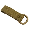 Miniatyrbilde 1 av 11: Militær D-ring adapter karabinkrok løkke stropp webbing feste stropp Brown