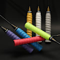 Miniatyrbilde 9 av 11: Antiskli Badminton Racket Grip Superabsorberende Tennis Grip Head Overgrip Black