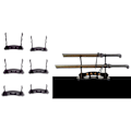 Miniatyrbillede 2 af 11: Samuraisværd Stativ Display To Tiers Sværdholder Display til Katanas 3 layers Big