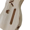 Miniatyrbild 10 av 10: Trägitarr Tunna Gitarrkropp Handgjord DIY Elgitarr Kroppsdelar