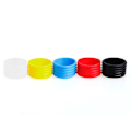 Miniatyrbilde 4 av 11: Racket Håndtak Grip Ring Multi Farger Racket Band Overgrip Beskytter Fix Ring Red