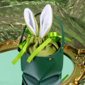 Miniatyrbillede 7 af 11: Påskekurv Kaninøre Tote Bag Egg Hunt Kid Toy Håndtaske Festdekoration C