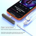 Miniatyrbilde 6 av 9: 2 stk. aluminium Type C til 3,5 mm hodetelefonadapter med sammenleggbart stativ