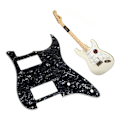 Miniatyrbild 10 av 10: 3-lagers svart plektrumskydd för gitarr till Fender Strat 2 HH Humbucker