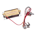 Miniatyrbild 4 av 9: Högpresterande elektrisk gitarr förinstallerad gitarrplocka Mini Humbuckers Pickup