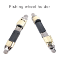 Miniatyrbilde 6 av 10: 2 stk/pakke fiskestang hjulholder rustfritt stål fiskestang hjul sete stang klips