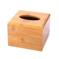 för Creative Bamboo Napkin Organizer Utility Bordspappersdispenser Servett Hol