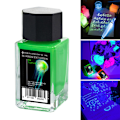 Miniatyrbillede 2 af 11: Usynlig blæk med UV-lys til Dip Pen Glas Dip 18 ml farvet kalligrafi blæk Green