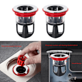 Miniatyrbillede 2 af 11: Badeværelse Toilet Gulv Afløb Deodorizer Nem installation Lugtprop Effektiv Deodorizer til Badeværelse Toilet Gulv null - 2pcs 