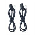 Bil elektronisk 4Pin+6Pin-stik USB-port Panelforlængerkabeladapterstik